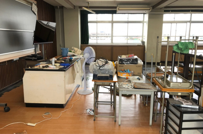 新年度へ向けた施設整備も進めています
