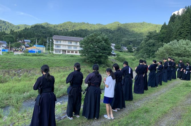 剣道部　南会津合宿