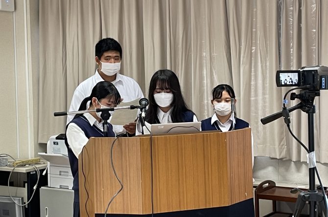 2学期　始業式・表彰式