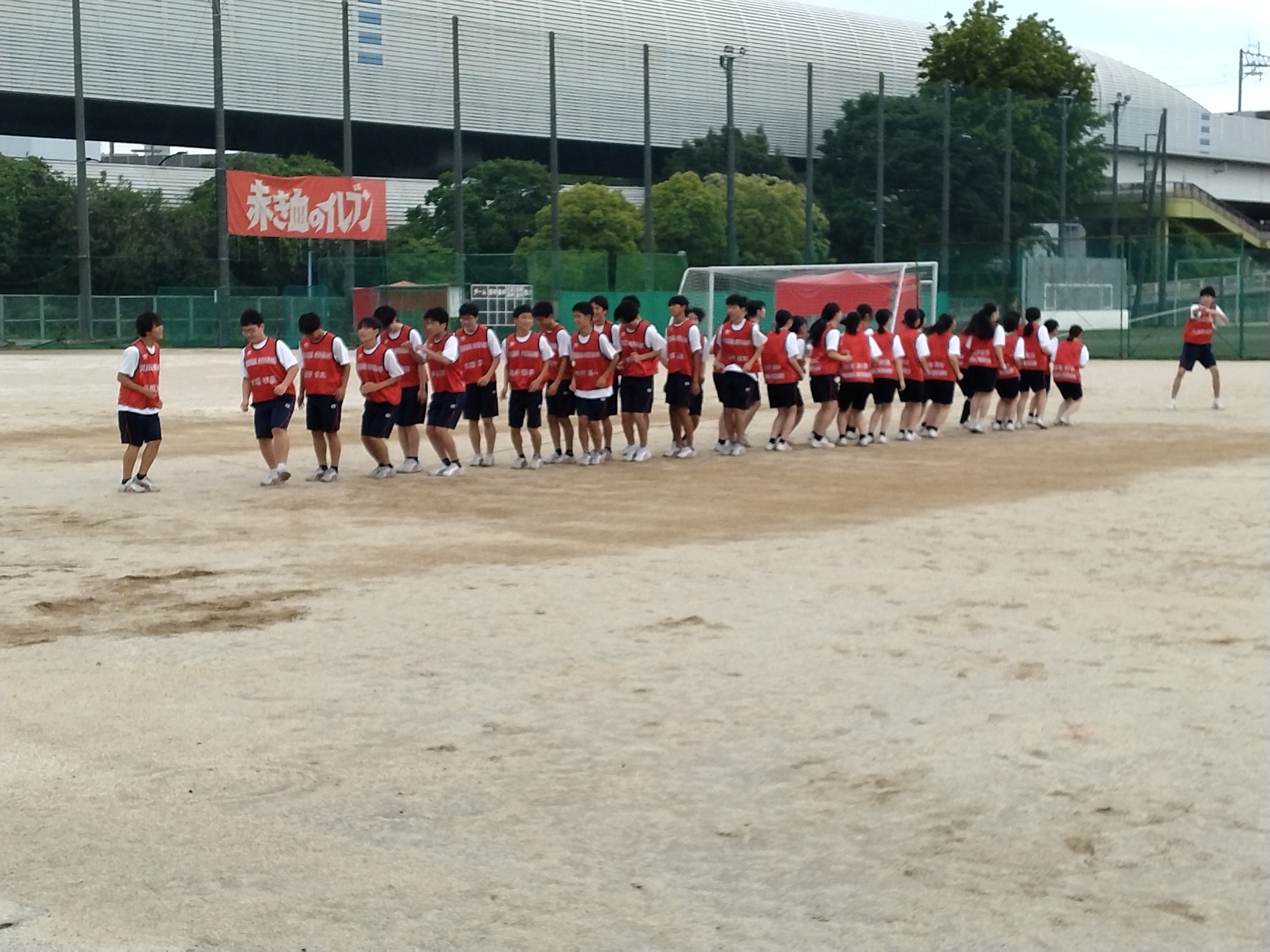 体育祭大縄（予行）