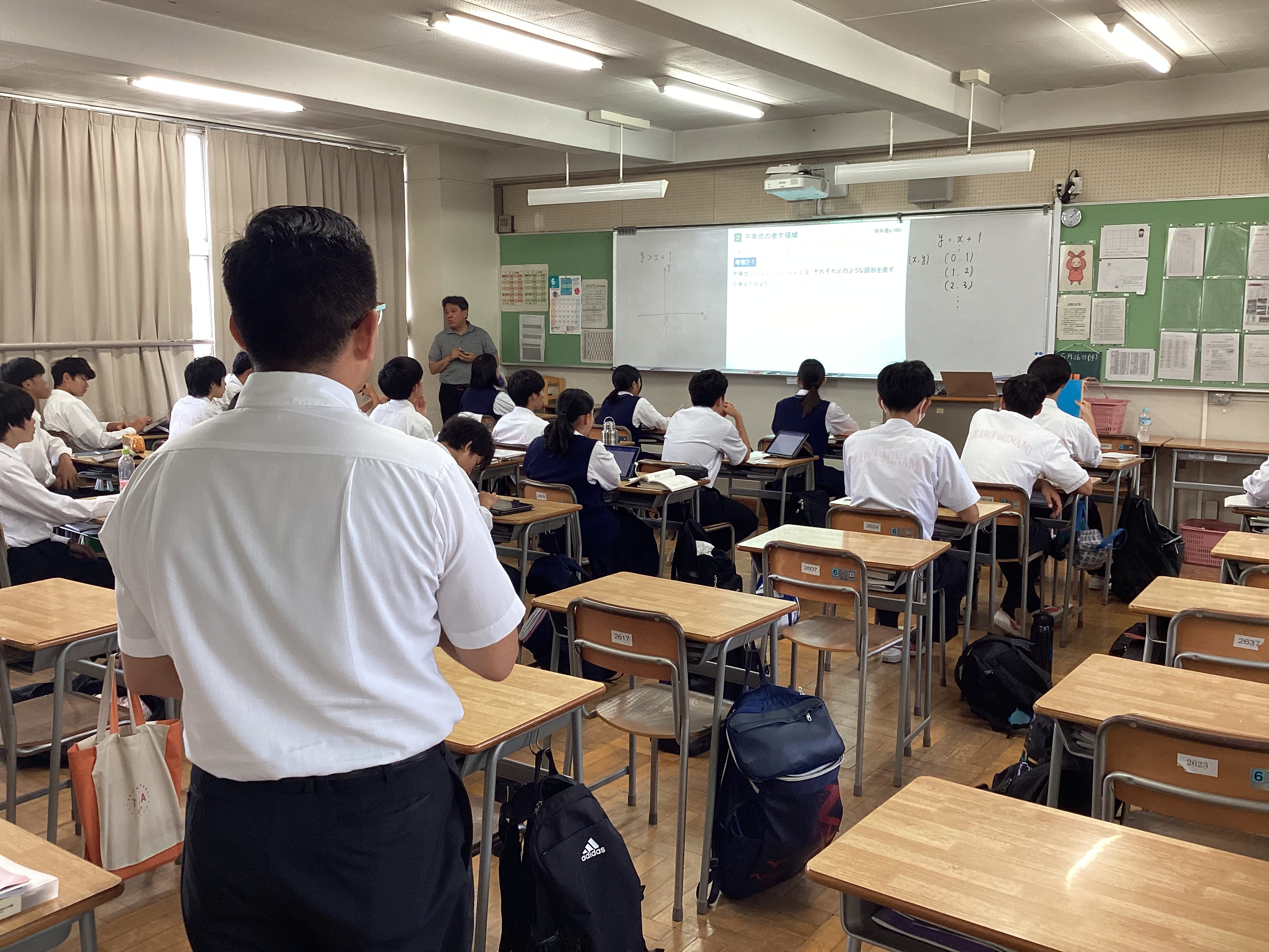 初任者研修学校訪問