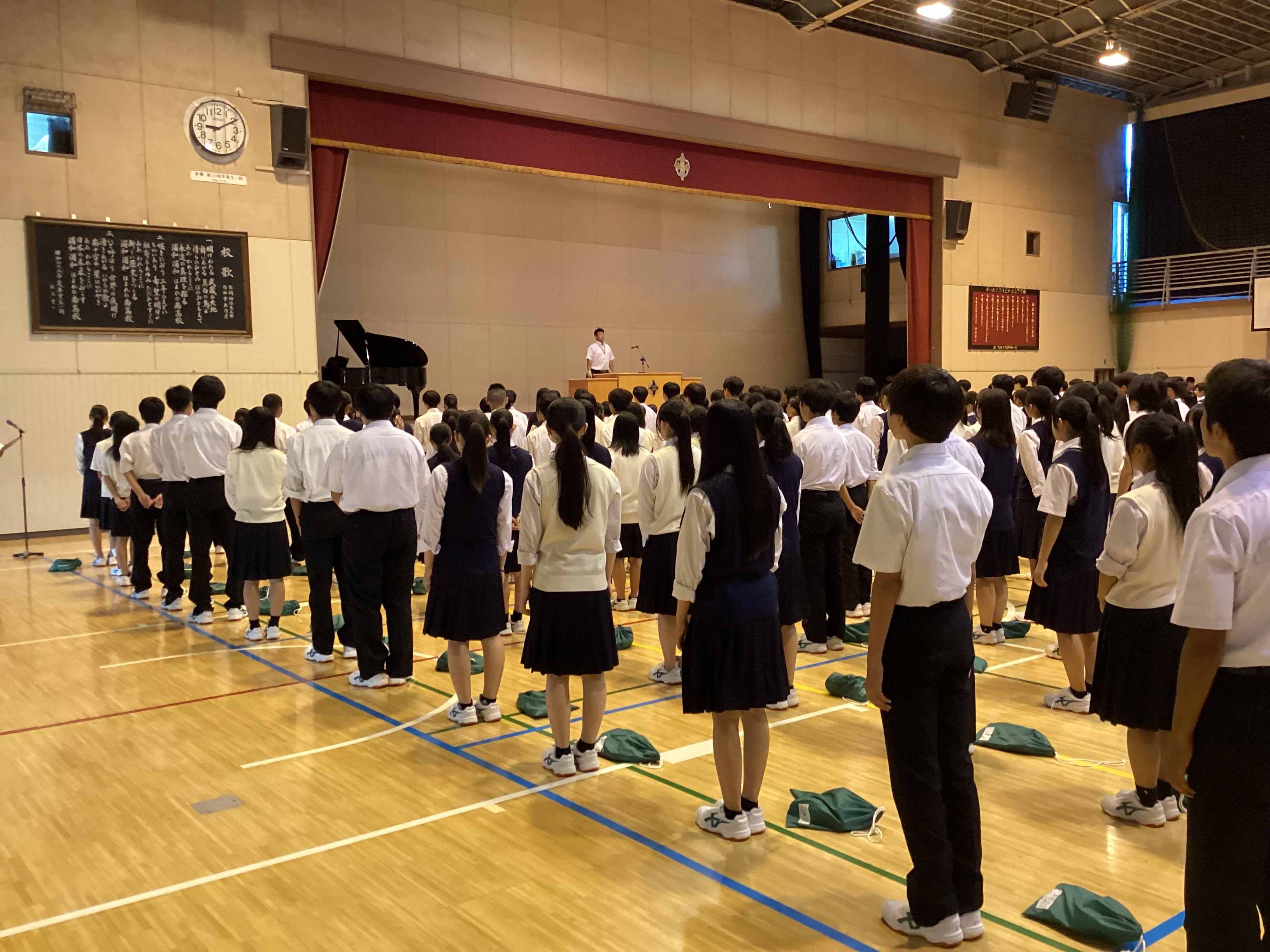 ２学期始業式