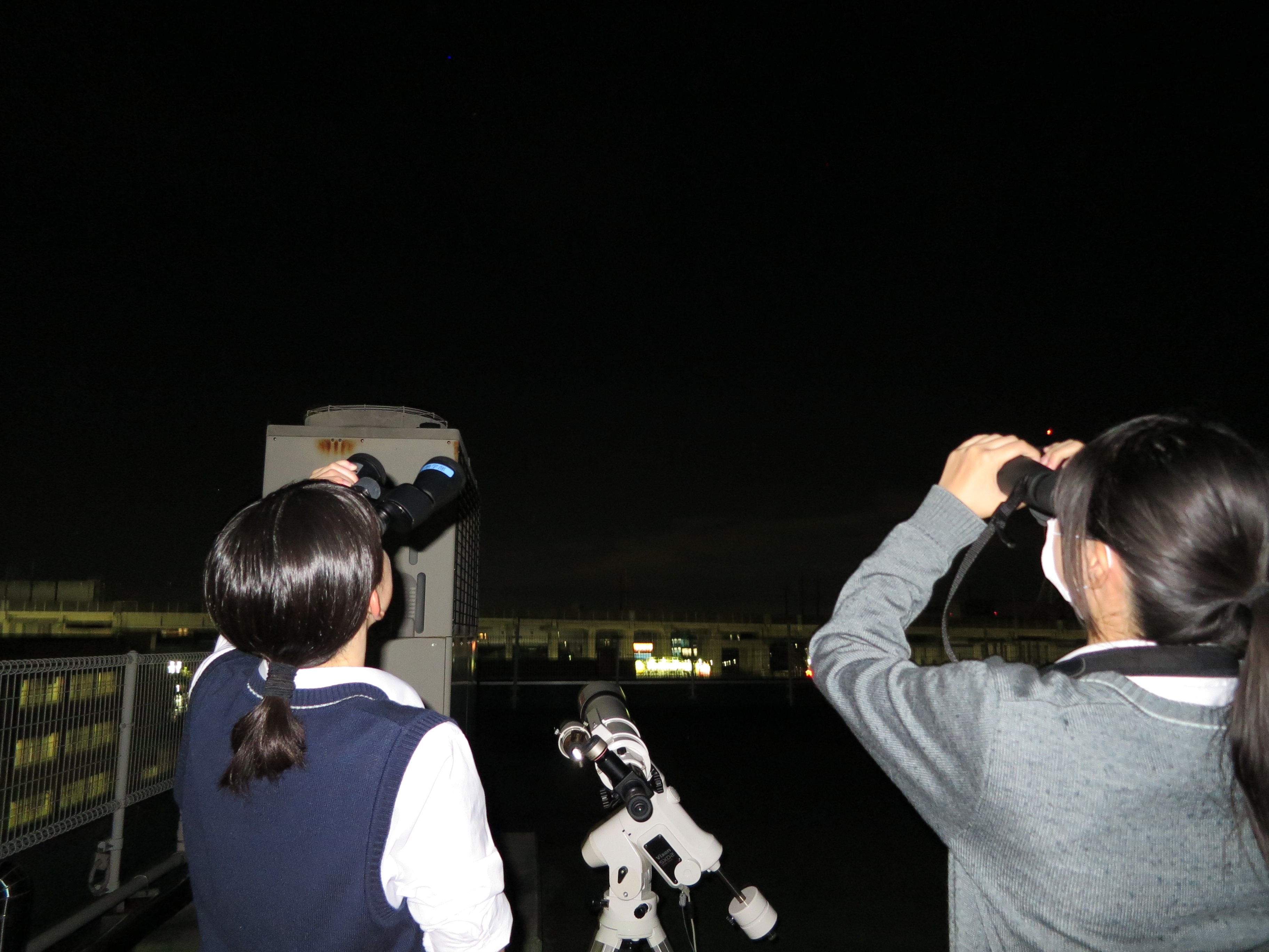 地学部　天体観測！