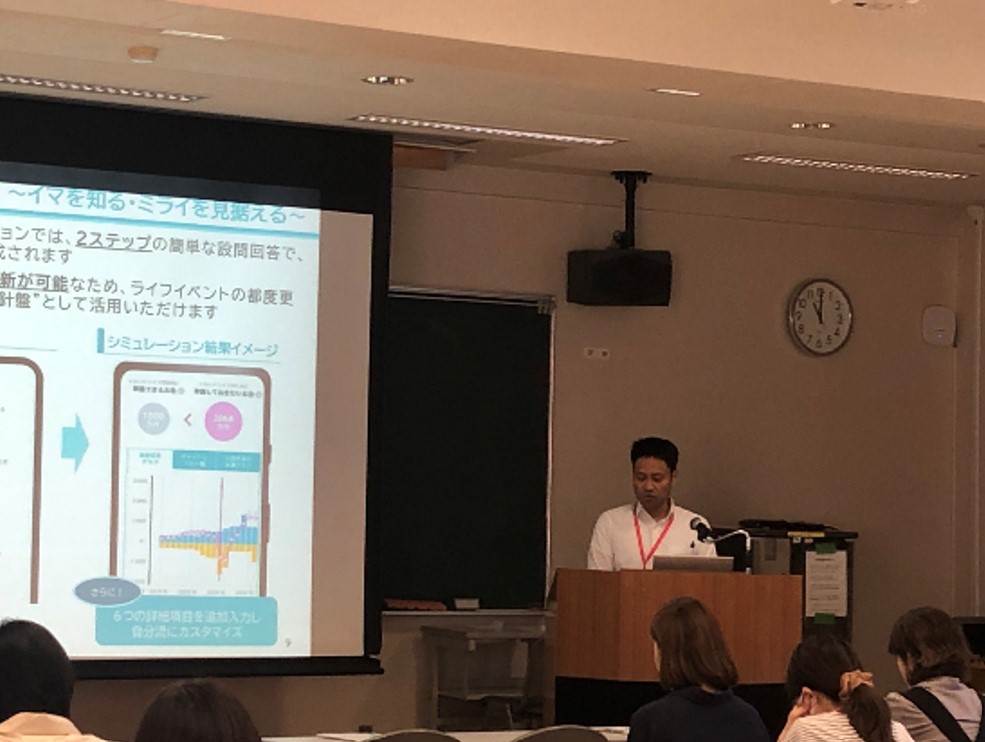 奨学金担当の牧田先生