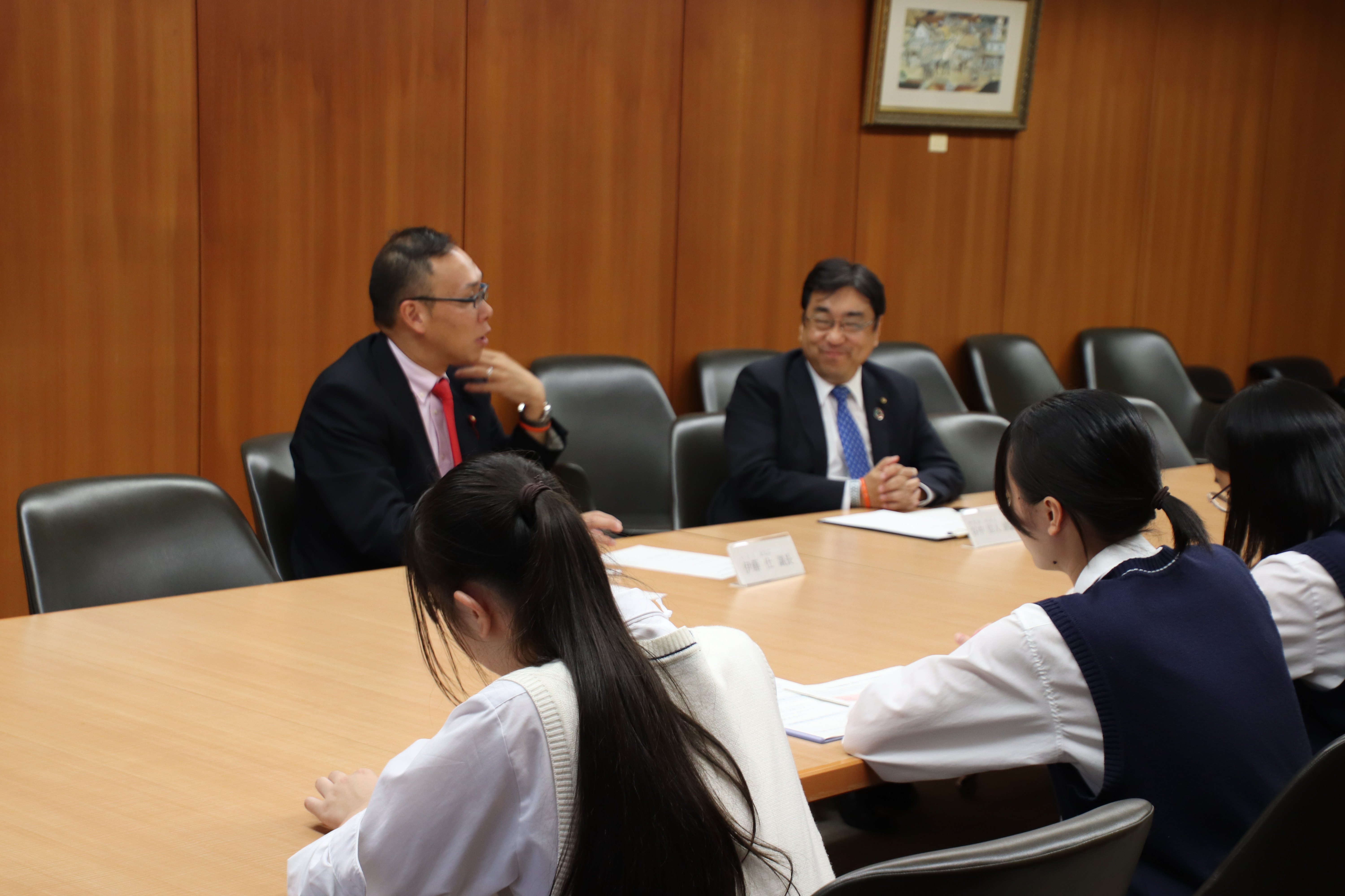 議員さんに取材①