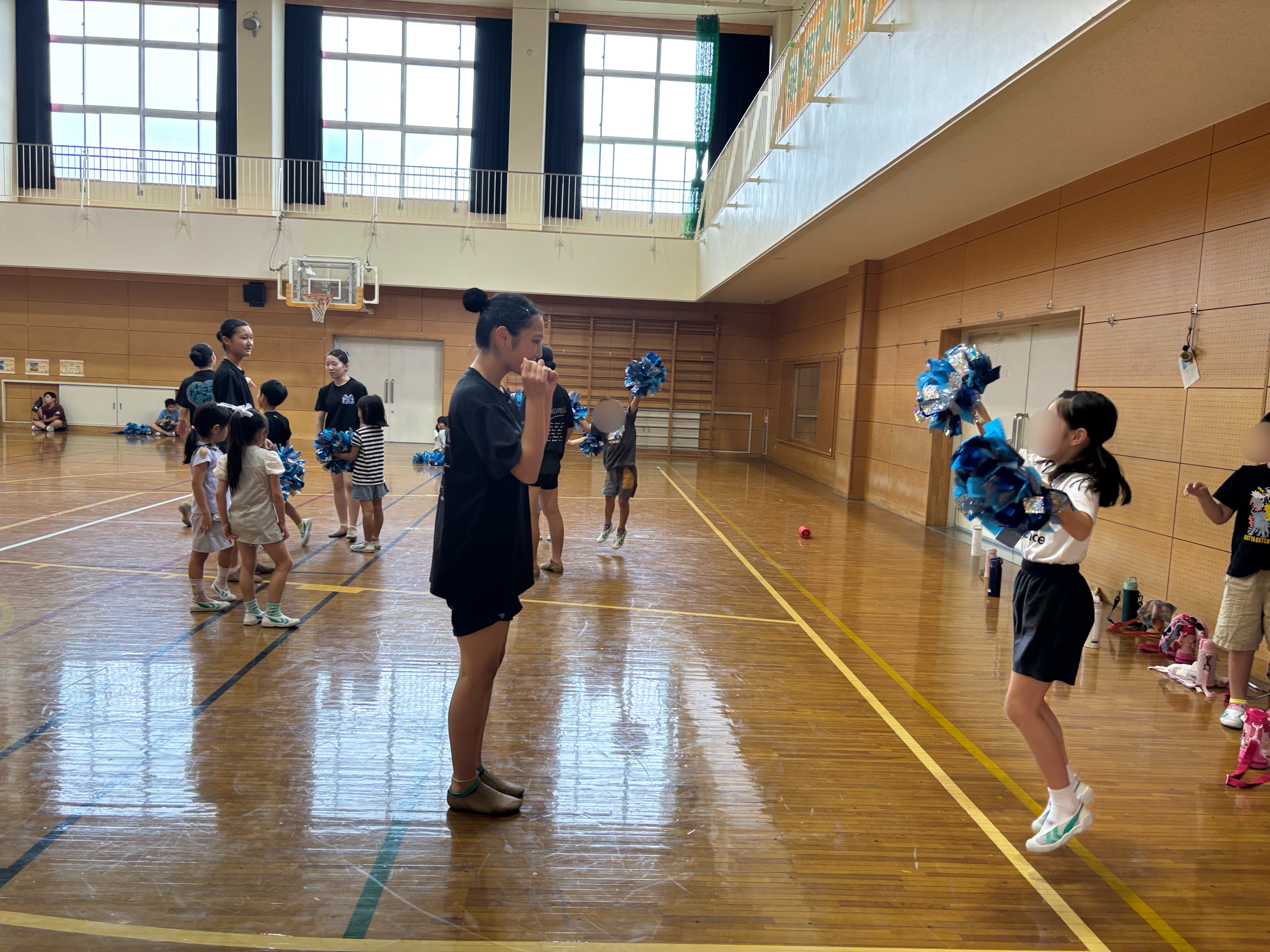 振り付け練習中