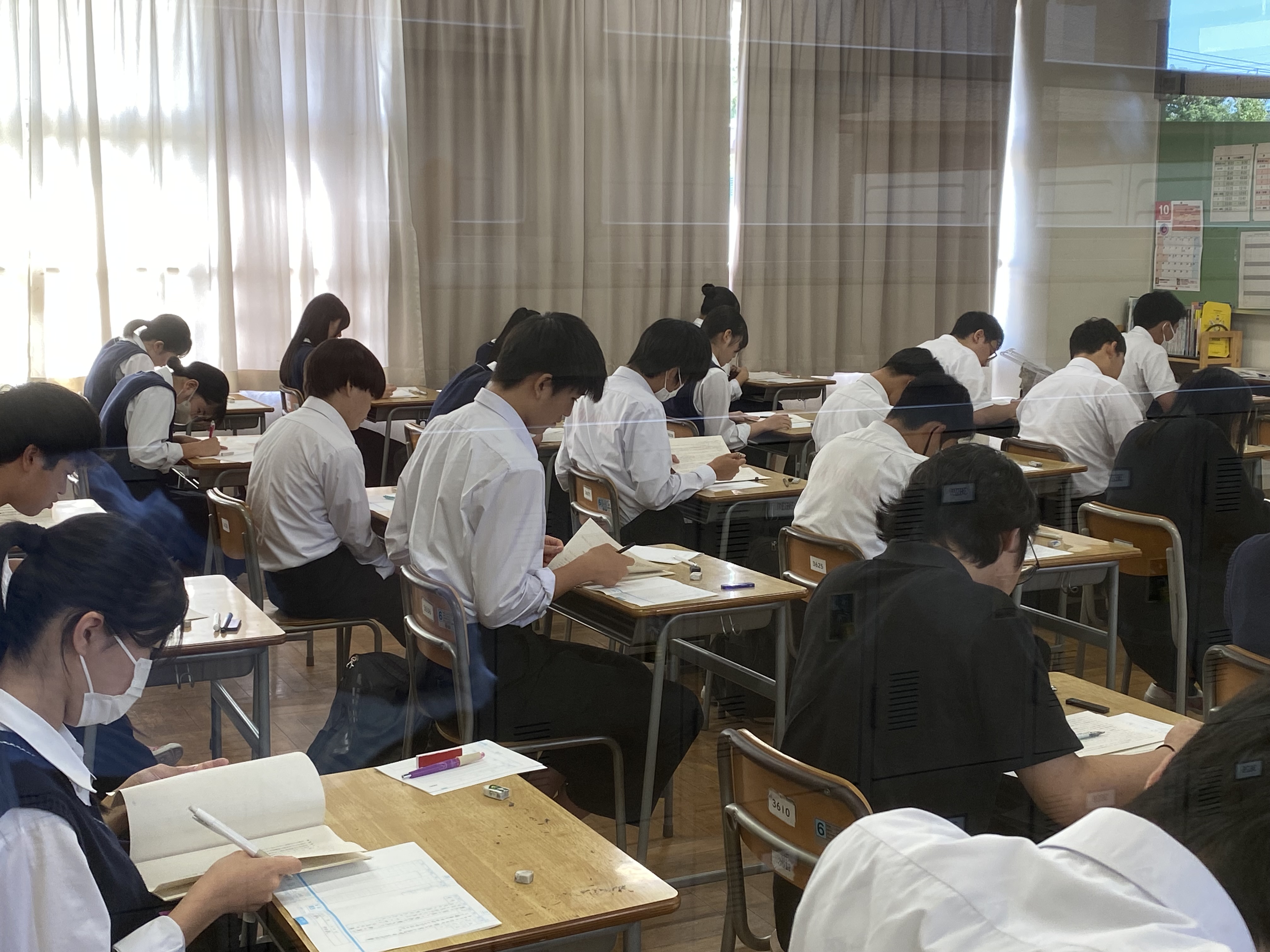 ３年次 模試実施