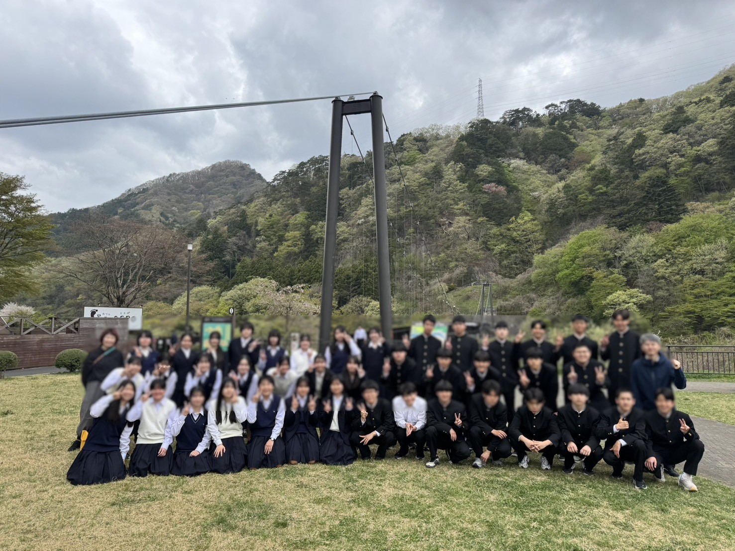 １年次校外ＨＲの様子⑧