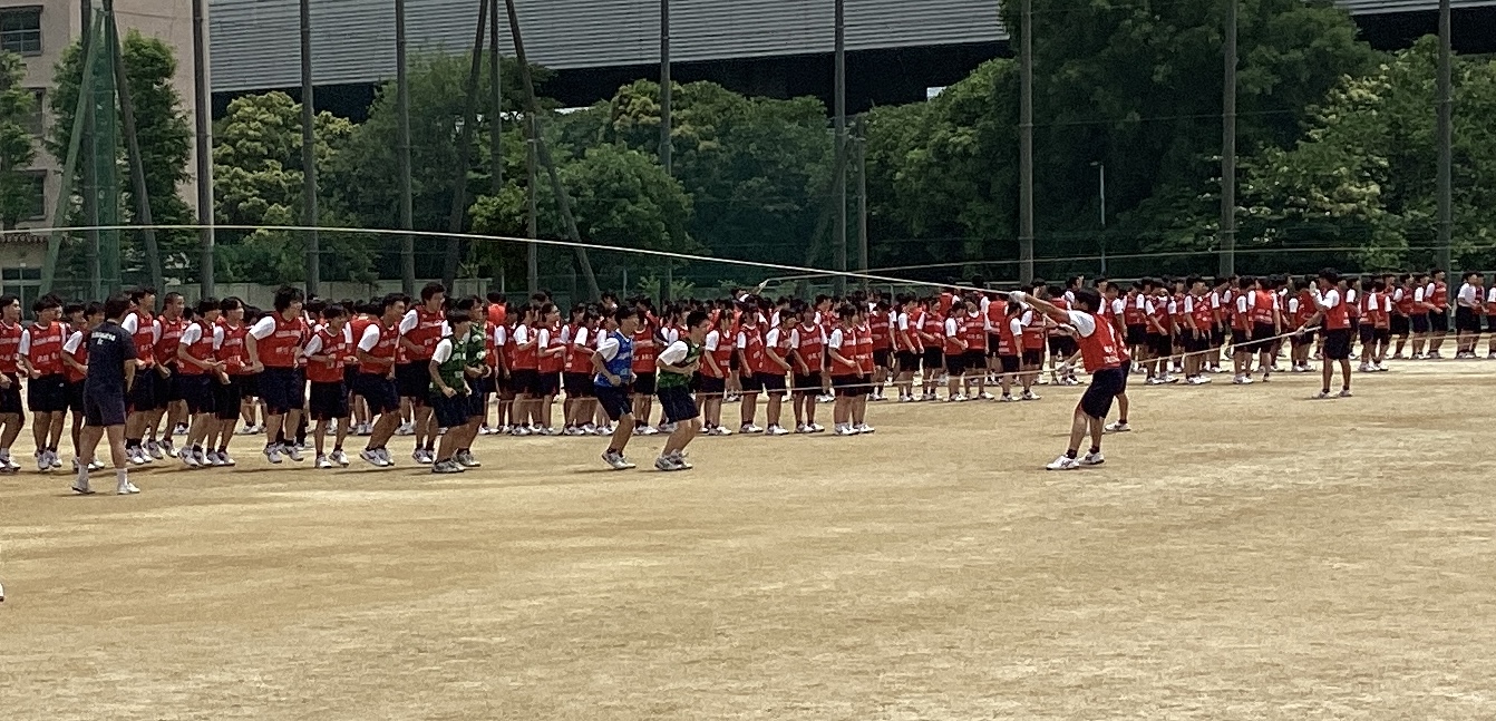 5/27 体育祭予行が行われています3