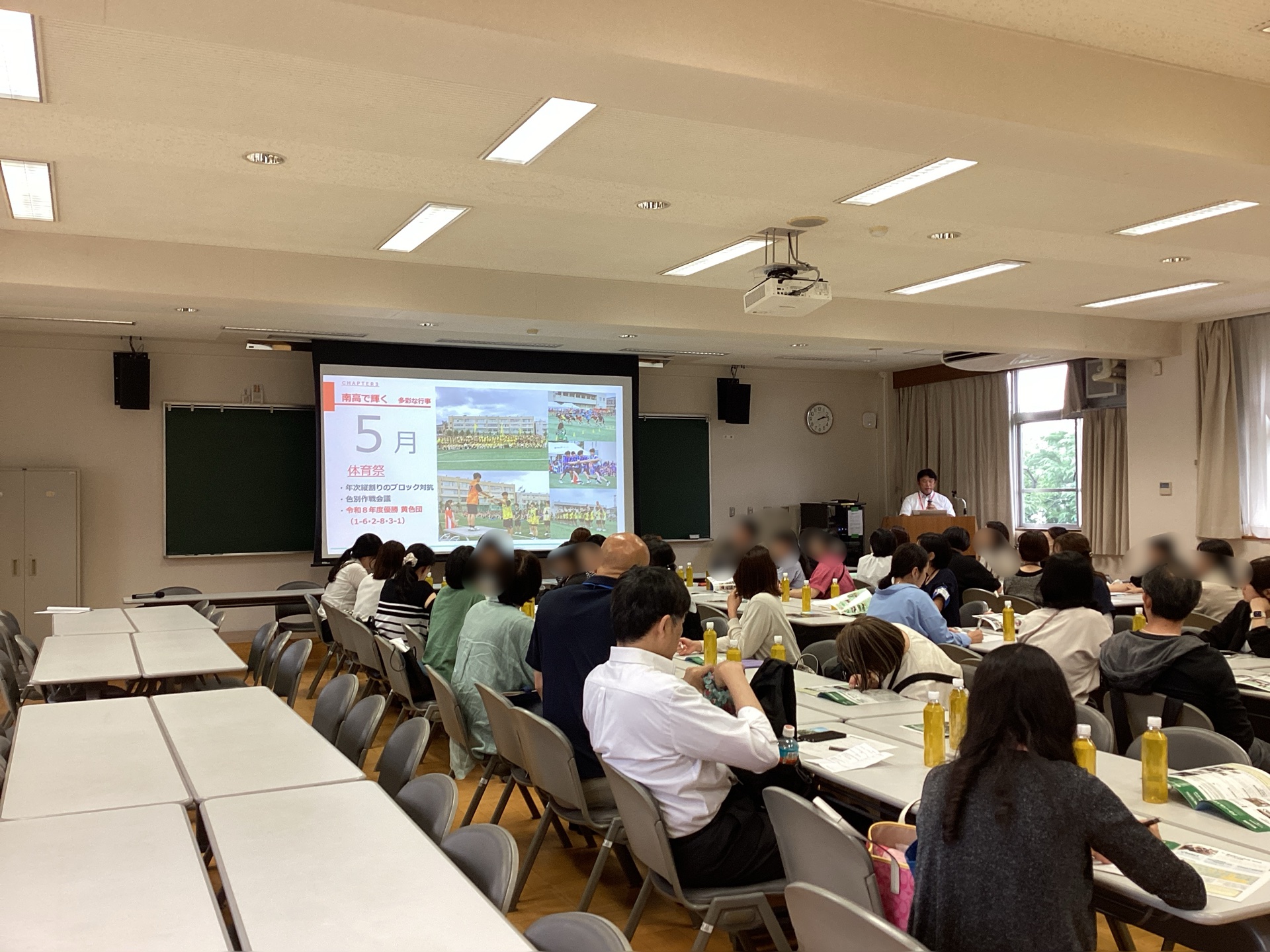 戸田東中学校PTA 学校見学来校