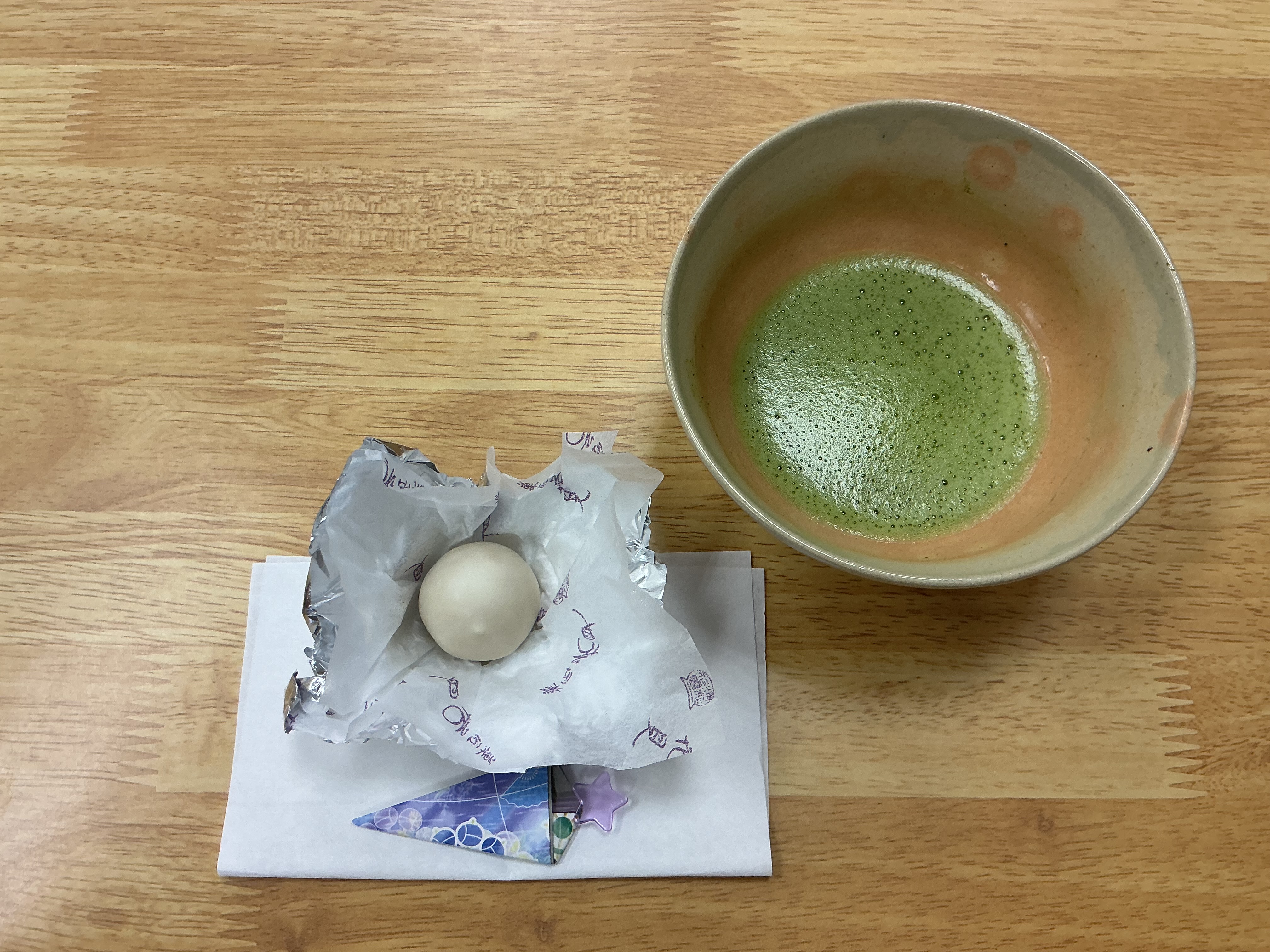 薄茶と白露宝